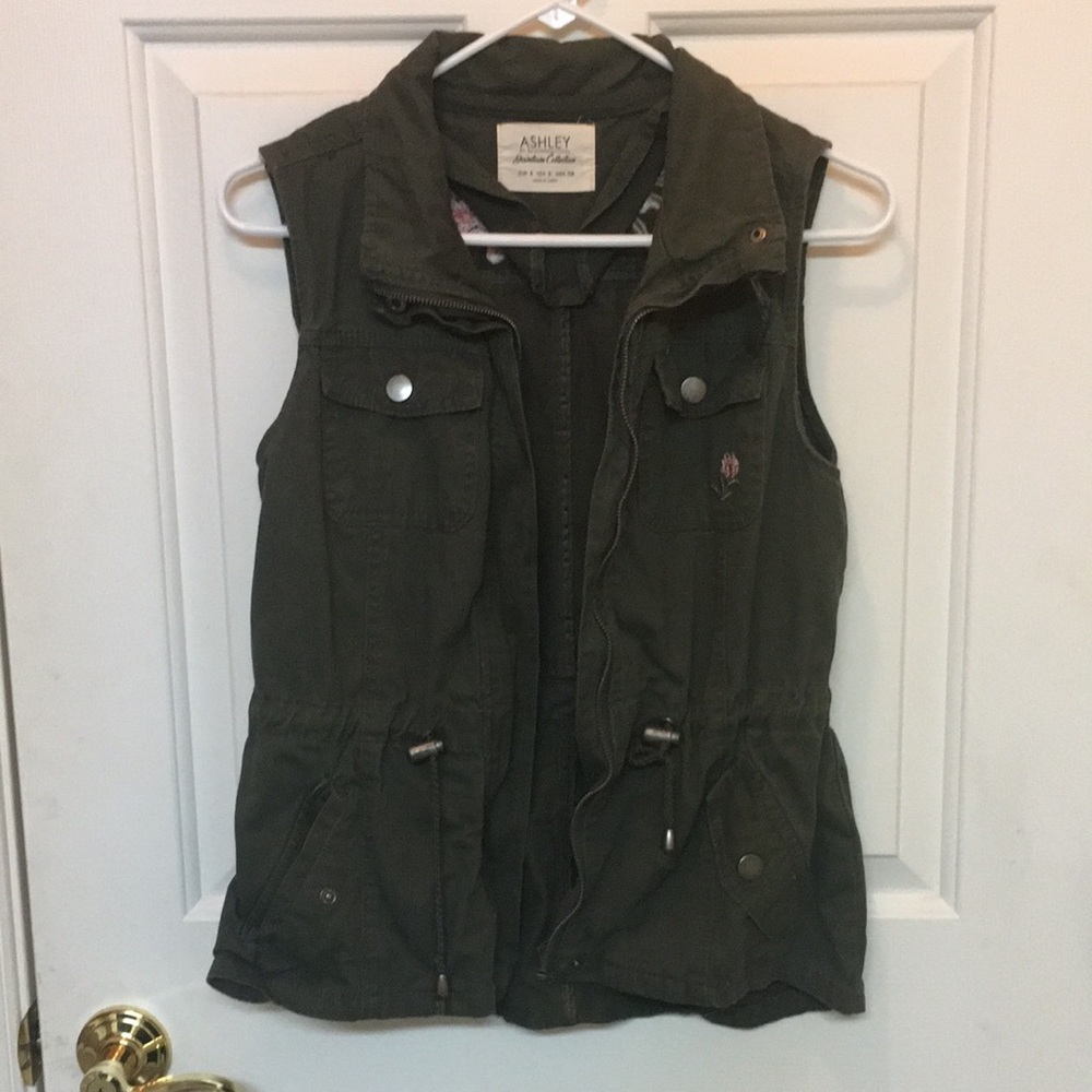Ashley by 26 International Green Cargo Vest